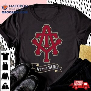 At The Yard Initials And Banner Red Tshirt