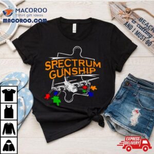 Autism Spectrum Gunship Tshirt