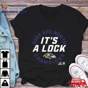 Baltimore Ravens Afc North Division Champions Locker Room Trophy Collection Tshirt