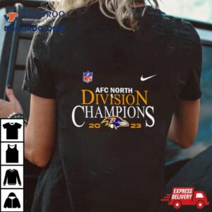 Baltimore Ravens Afc North Champions Baseball Tshirt