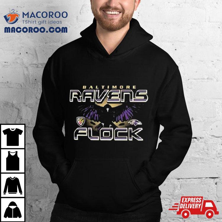 Baltimore Ravens Flock   Afc Championship Tshirt 