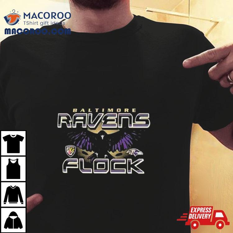 Baltimore Ravens Flock   Afc Championship Tshirt 