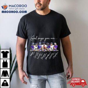 Baltimore Ravens Nfl God Says You Are Unique Special Lovely Precious Strong Chosen Forgiven T Shirt