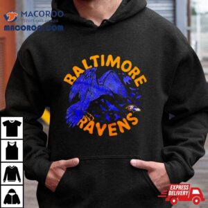 Baltimore Ravens The Raven Retro Tshirt