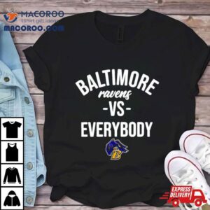 Baltimore Ravens Vs Everybody Retro Tshirt