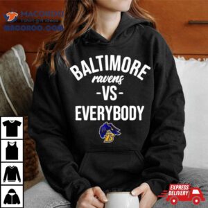 Baltimore Ravens Vs Everybody Retro Tshirt