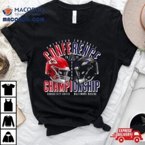 Baltimore Ravens Vs Kansas City Chiefs Afc Championship Matchup Tshirt