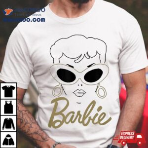 Barbie Th Anniversary Gold Glasses Tshirt