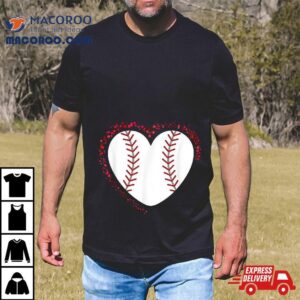 Baseball Heart Funny Valentine S Day Amp Acirc Amp Nbsp For Kids Boys Tshirt
