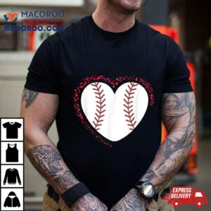 Baseball Heart Funny Valentine S Day Amp Acirc Amp Nbsp For Kids Boys Tshirt