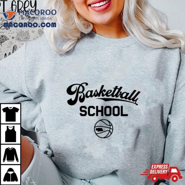 Basketball School Nebraska T Shirt