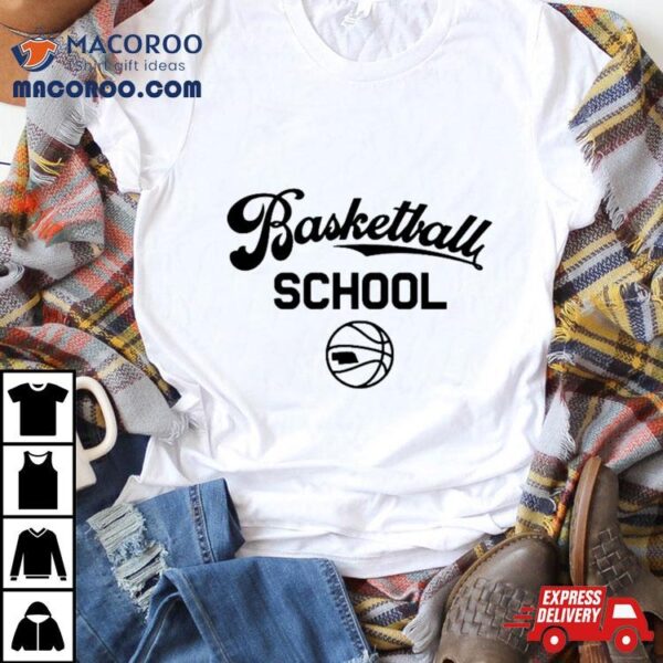 Basketball School Nebraska T Shirt