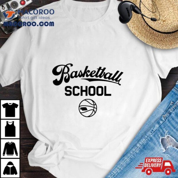 Basketball School Nebraska T Shirt