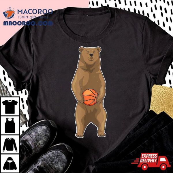 Bear Basketball Player Sports Shirt