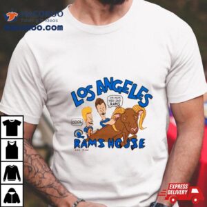 Beavis And Butt Head X Los Angeles Rams House New Tshirt