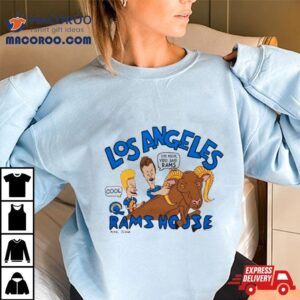 Beavis And Butt Head X Los Angeles Rams House New Tshirt