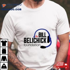 Belichick Wearing The Bill Belichick Foundation T Shirt