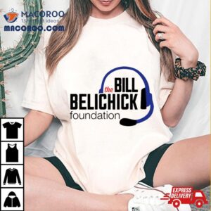 Belichick Wearing The Bill Belichick Foundation Tshirt