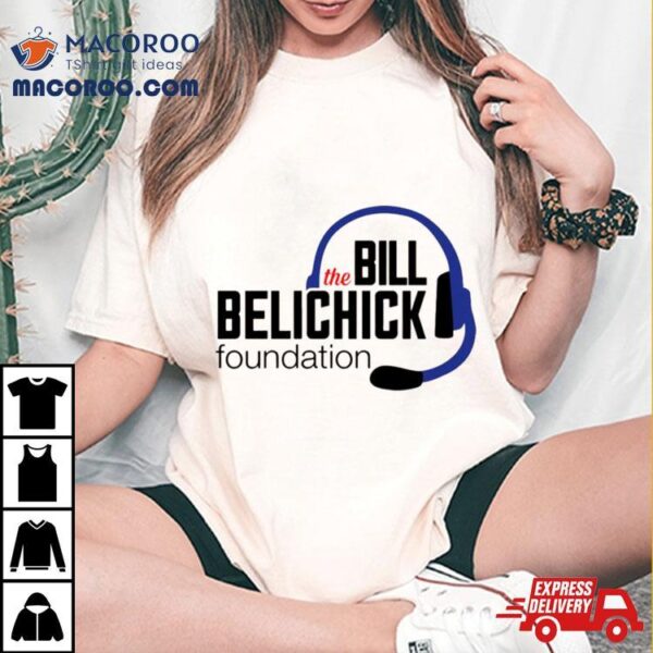 Belichick Wearing The Bill Belichick Foundation T Shirt