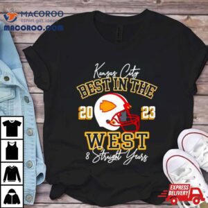 Best In The West Straight Years Kansas City Chiefs Signatures Tshirt