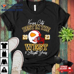 Best In The West Straight Years Kansas City Chiefs Signatures Tshirt