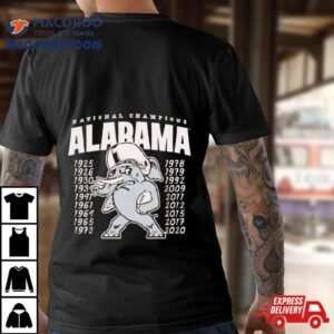 Big Al Alabama Crimson Tide National Champions Tshirt