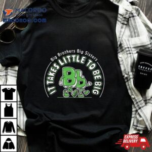 Big Brothers Big Sisters It Takes Little To Be Big Tshirt