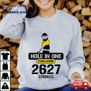 Big Cat Hole In One 2627 Strokes Shirt