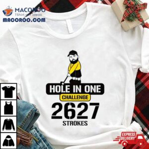 Big Cat Hole In One 2627 Strokes Shirt