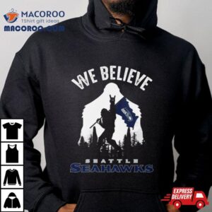 Bigfoot We Believe Seattle Seahawks Tshirt