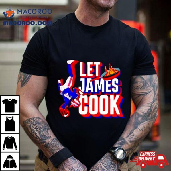 Bills Football Let James Cook Shirt