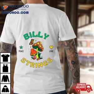 Billy Strings Peace Love Mushroom Tshirt