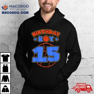 Birthday Boy Basketball Theme Bday Party Th Celebration Tshirt