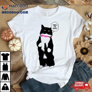 Black Cat Nah I D Win Tshirt