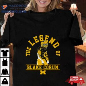 Blake Corum The Legend Of Michigan Wolverines Tshirt