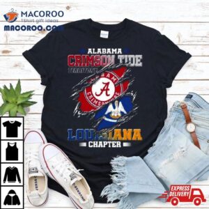 Blood Inside Me Alabama Crimson Tide Territory Louisiana Chapter 2023 Shirt