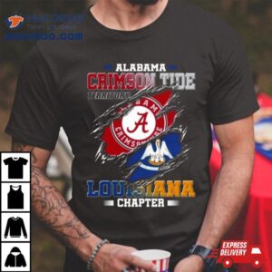 Blood Inside Me Alabama Crimson Tide Territory Louisiana Chapter Tshirt