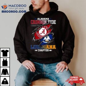 Blood Inside Me Alabama Crimson Tide Territory Louisiana Chapter Tshirt