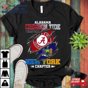 Blood Inside Me Alabama Crimson Tide Territory New York Chapter Tshirt