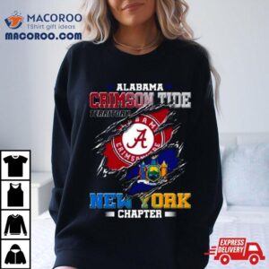 Blood Inside Me Alabama Crimson Tide Territory New York Chapter 2023 Shirt
