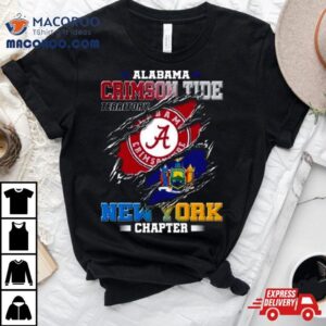 Blood Inside Me Alabama Crimson Tide Territory New York Chapter Tshirt