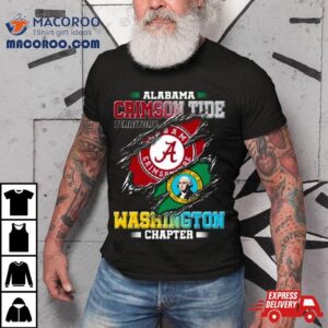 Blood Inside Me Alabama Crimson Tide Territory Washington Chapter Tshirt