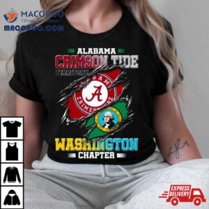 Blood Inside Me Alabama Crimson Tide Territory Washington Chapter Tshirt