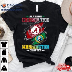 Blood Inside Me Alabama Crimson Tide Territory Washington Chapter Tshirt