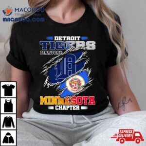 Blood Inside Me Detroit Tigers Territory Minnesota Chapter Tshirt