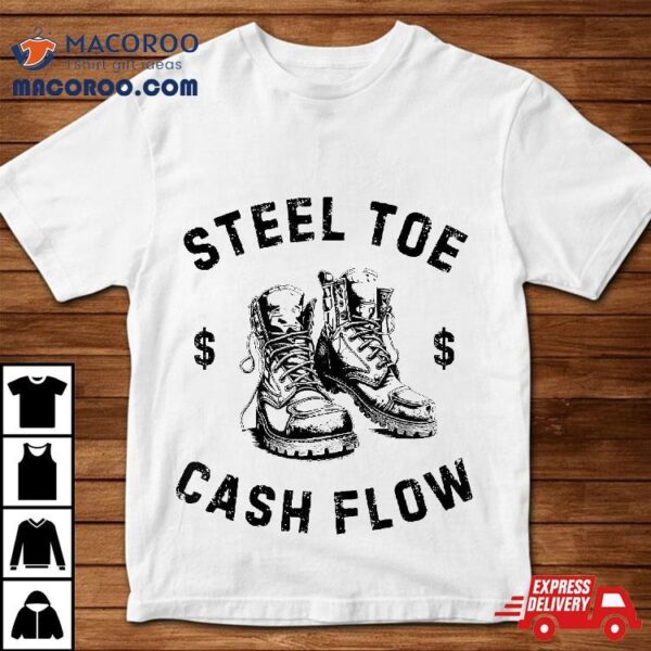 Blue Collar Worker Boots Steel Toe Cash Flow Shirt