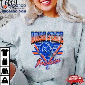 Boise State Broncos Helmet Triangle Vintage Shirt