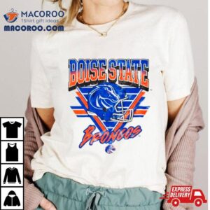 Boise State Broncos Helmet Triangle Vintage Shirt