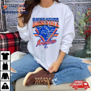 Boise State Broncos Helmet Triangle Vintage Tshirt