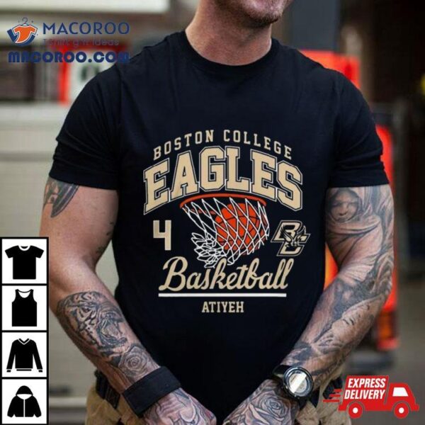 Boston College Eagles Ncaa Men’s Basketball #4 Abe Atiyeh Shirt